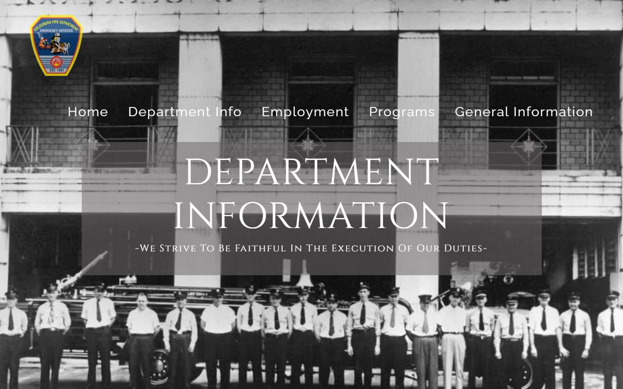Goldsboro phone directory fire station locations and phone numbers