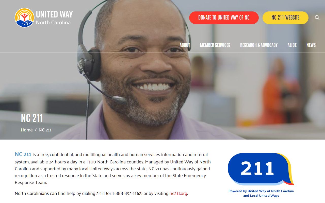 Goldsboro phone directory NC 211 community services portal